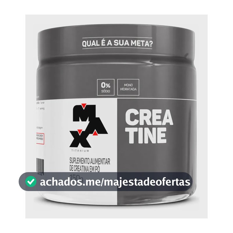 Suplemento Em Pó Max Titanium Creatina 150g