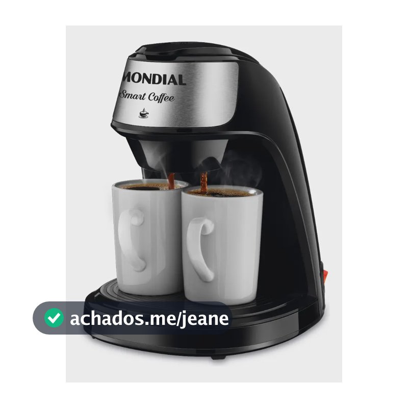 Cafeteira Elétrica Smart Coffe Mondial 500W - C-42-2X-BI