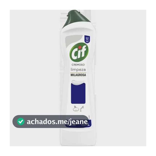 Limpador Cif Limpeza Milagrosa Metais original em garrafa