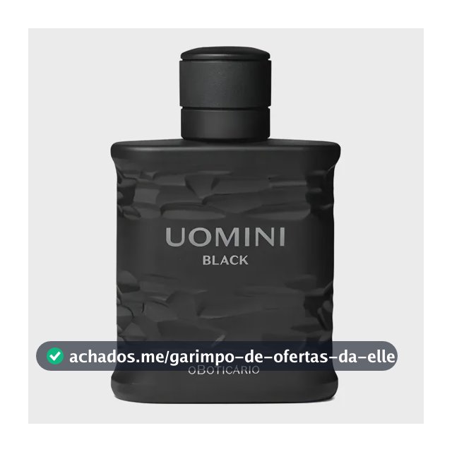 Uomini Black Desodorante Colônia O Boticário - 100ml