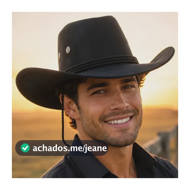 Chapeú Cowboy Country Rodeio Boiadeiro Camurça Top Unissex