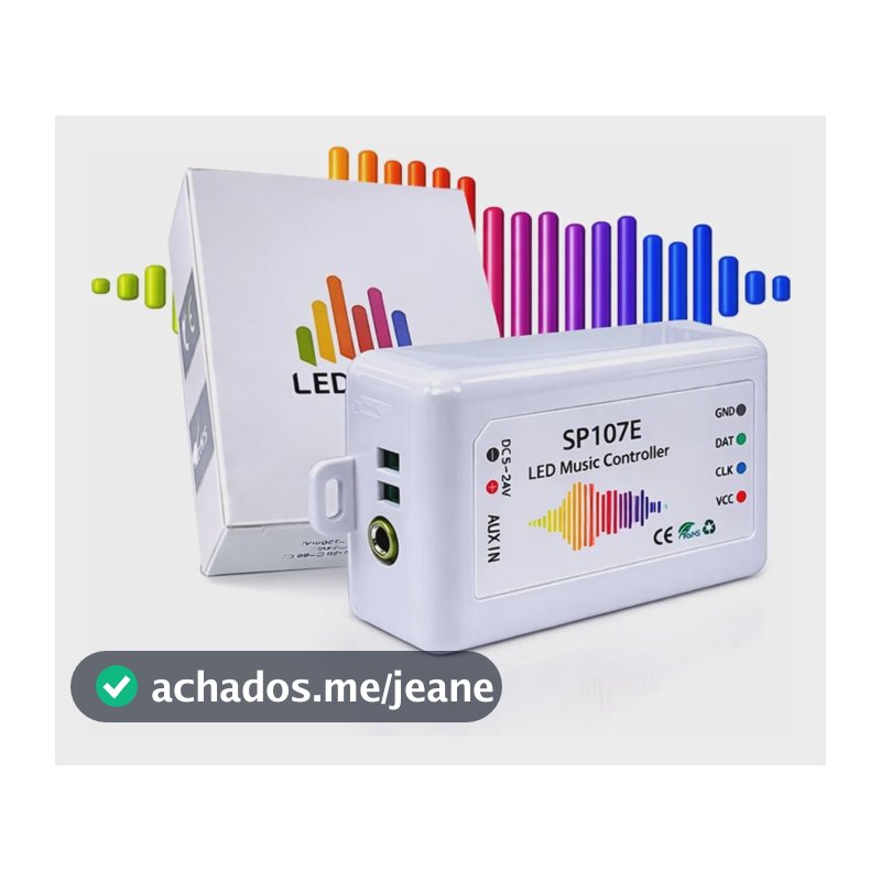 Central Vu Sp107e Bluetooth Musical Digital Pixels Microfone Rgb 127/220v Dc5v-24v