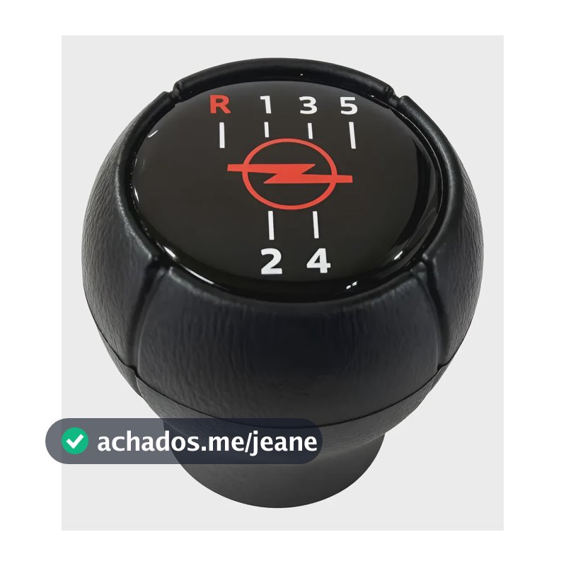 Manopla Bola Cambio Esportiva Opel Corsa Astra Vectra  Celta Preto