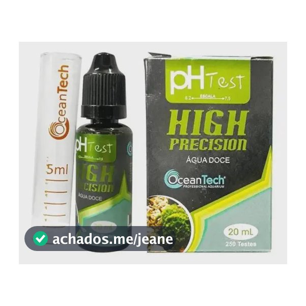 Teste De Ph 7,5 Oceantech Medidor 250x Aguadoce