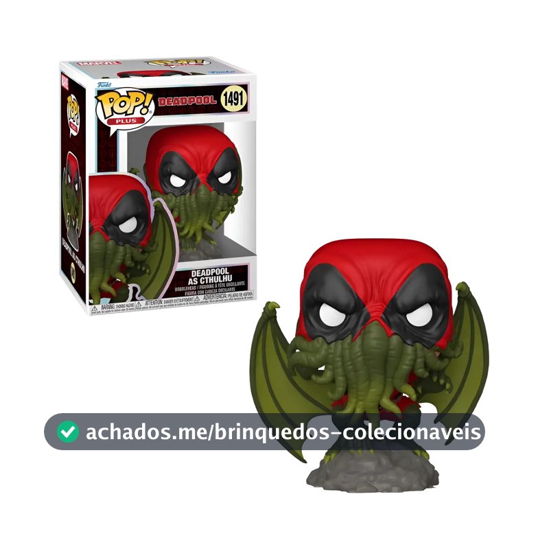 Boneco Funko Pop! Deadpool Literaruta Clássica - Cthulhu