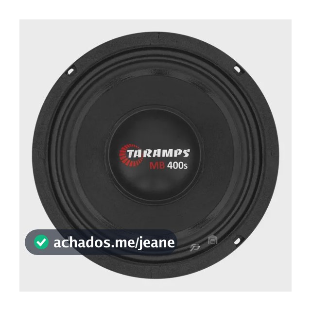Alto-Falante Woofer Taramps MB 400S 200W RMS de 6" para Som Automotivo