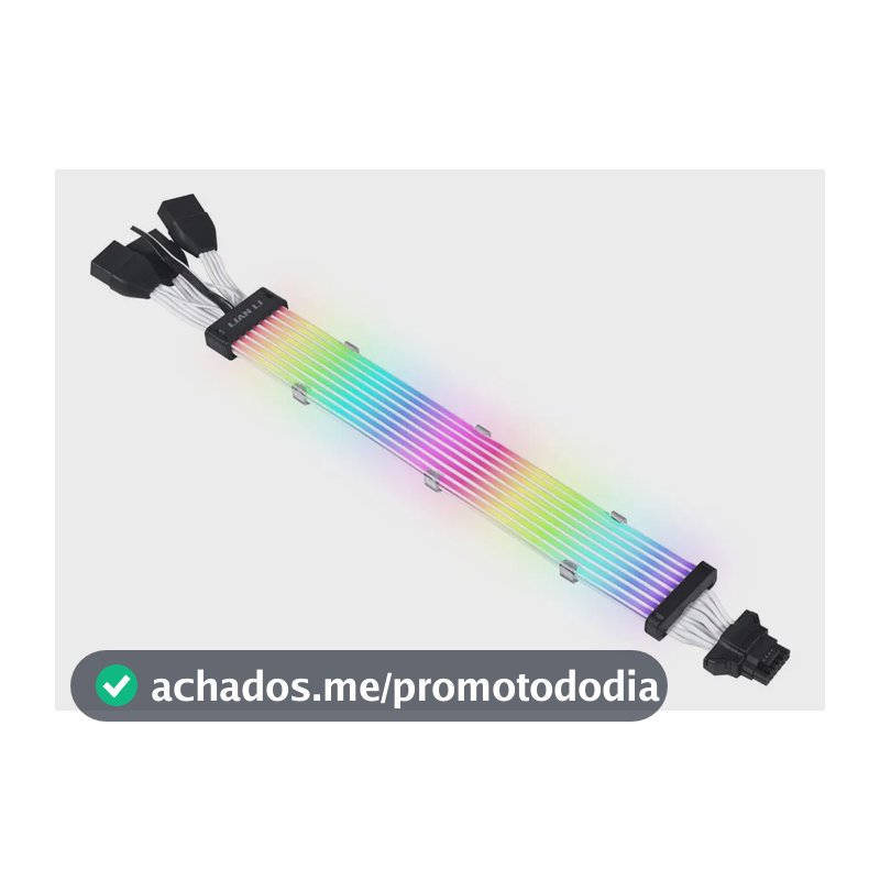 Cabo Extensor Strimer 168-8 Plus 16 Pinos 335mm Lian Li