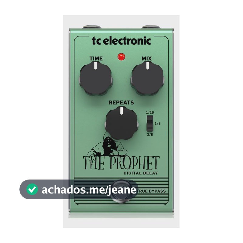 Pedal De Efeito Tc Eletronic The Prophet Delay Digital Nf-e