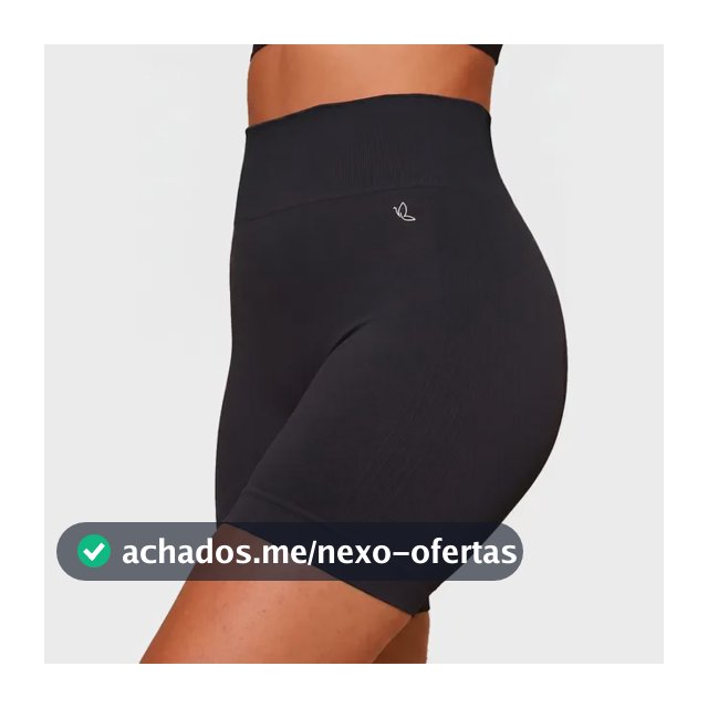Short Benévola Poliamida Sem Costura Bermuda Confortável