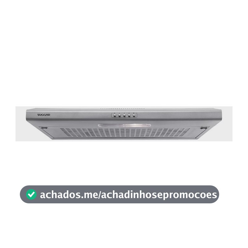 Depurador De Ar Suggar Slim 60cm Manta Prata Di601pr
