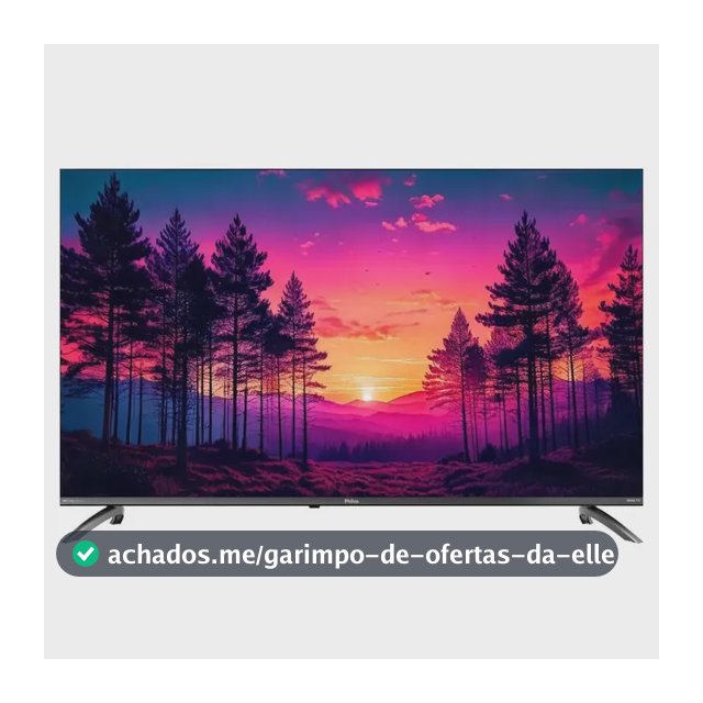 Smart TV Philco 50" Polegadas 4K UHD Roku TV HDR10 Dolby Audio WiFi P50CRB