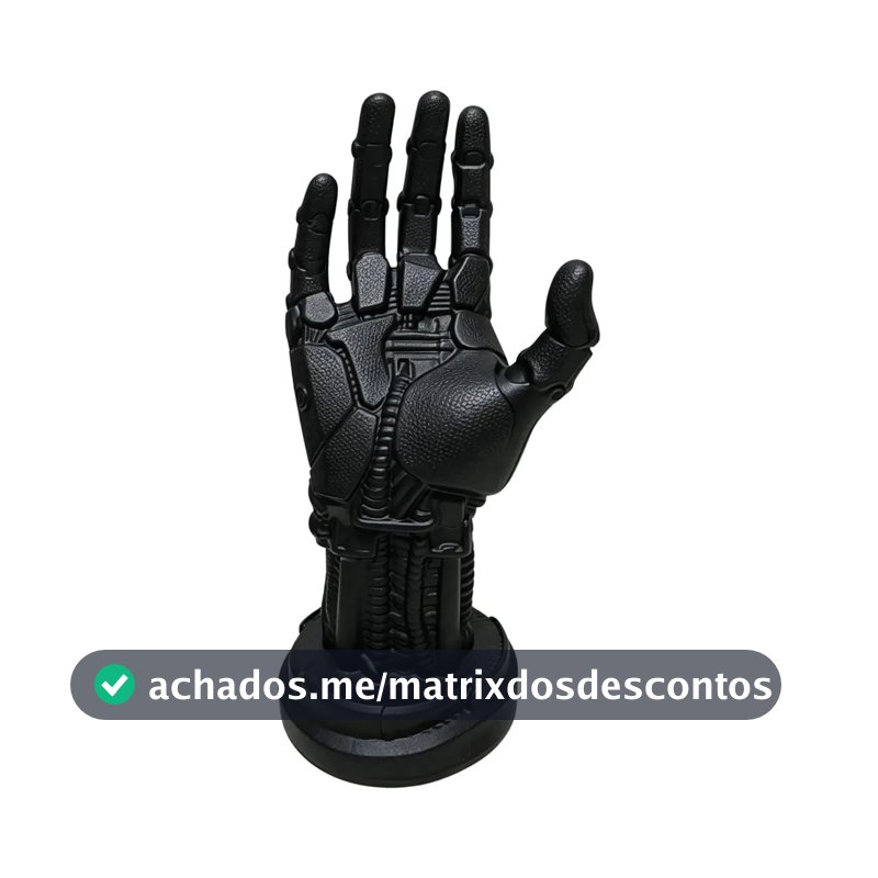 Suporte Mão Robótica para Controle Ps4 Ps5 Xbox Headsets Preto