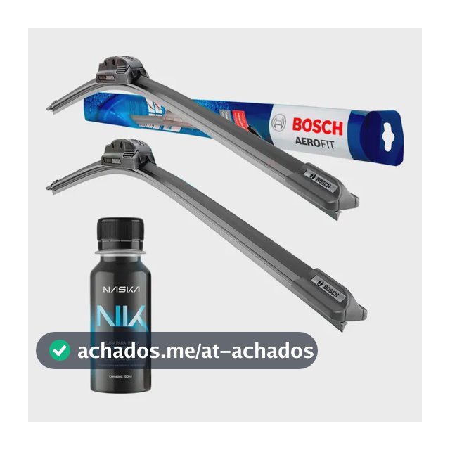 Limpador Para-brisa Paleta Original Bosch Aerofit Preto Ka 2014 A 2021