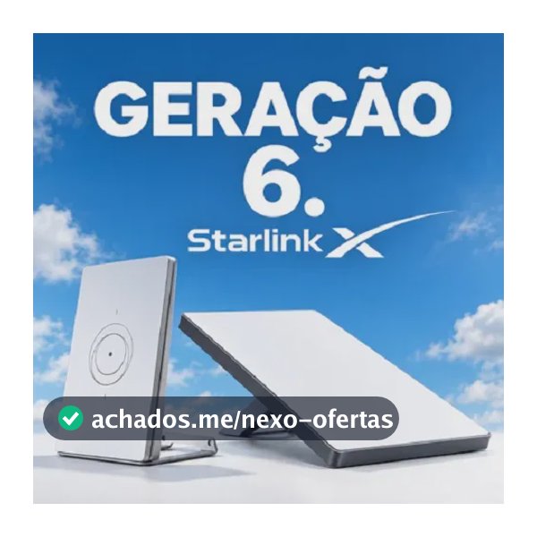 Starlink Mini X 6o Geração Internet Via Satélite Com Roteado