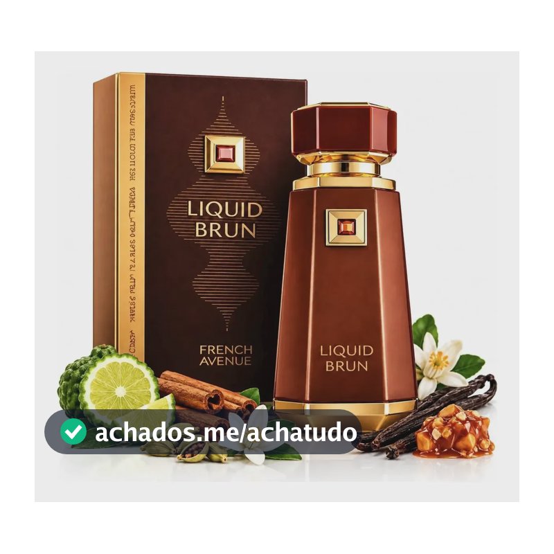 Perfume Arabe Liquid Brun French Avenue 100ml Canela