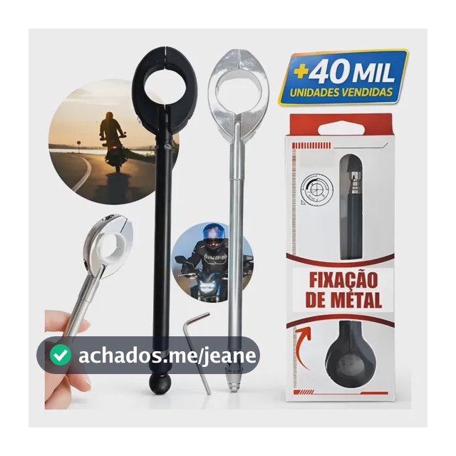 Antena Corta Pipa Antena De Moto Anteninha Estágios Inox