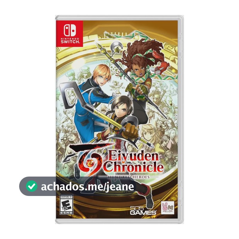 Eiyuden Chronicle Hundred Heroes Switch Midia Fisica