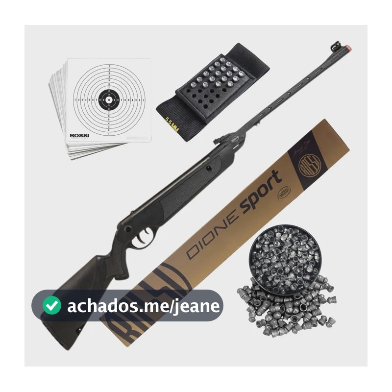 Carabina De Pressão Rossi Dione Sport Mola 5.5mm + Chumbinho
