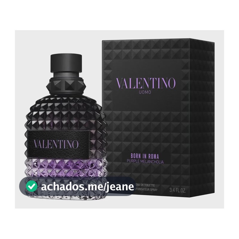 Perfume masculino Valentino Bir Purple Melancholia Edt 100 ml