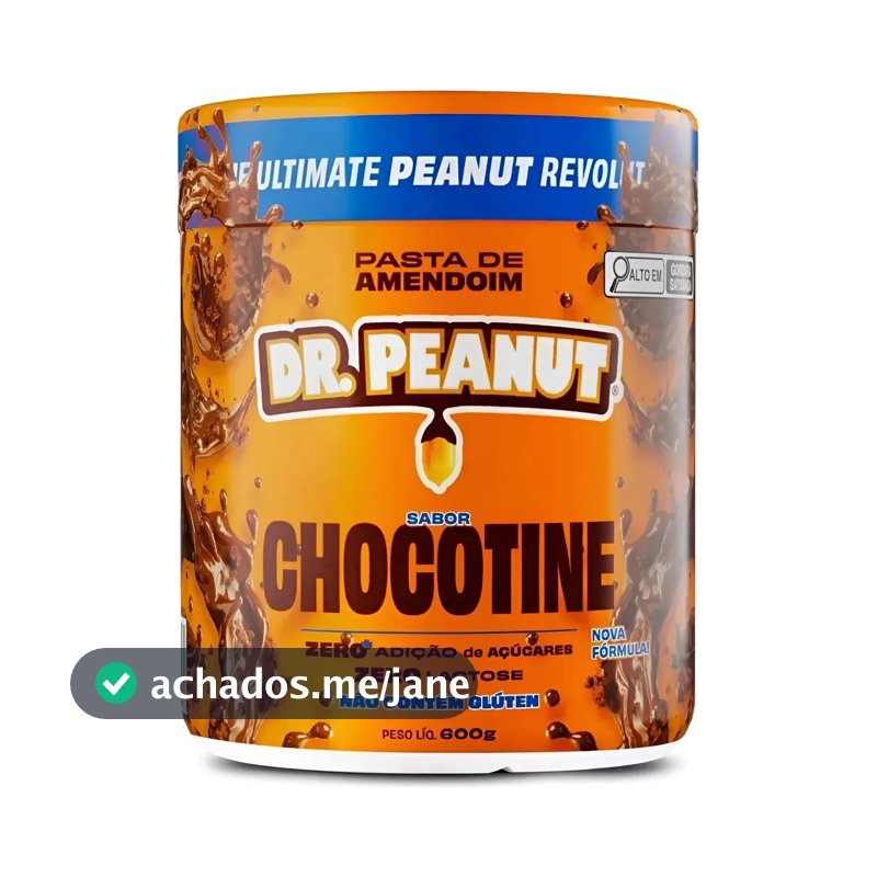 Pasta de amendoim Dr. Peanut Gourmet sabor Chocottine x 600g