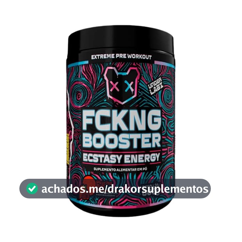 Pré-treino Fckng Booster Pote 600g Under Labz Psycho Red