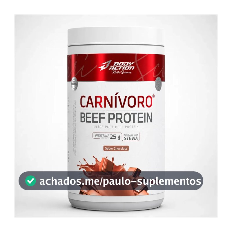 Carnivoro Beef Protein Bodyaction 900g Chocolate