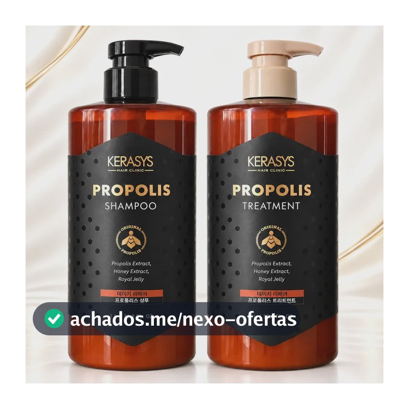 Kit Kerasys Própolis Shampoo + Tratamento 1l Original