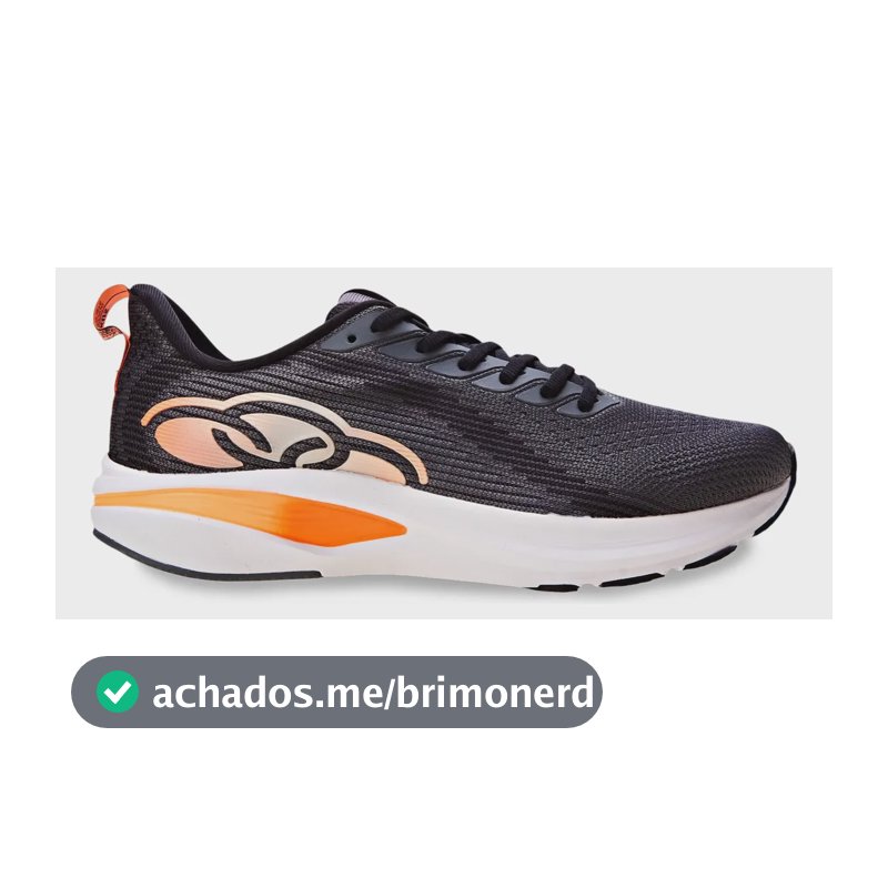Tênis Esportivo Masculino Voa 2 Olympikus Cinza Liso 38 Br