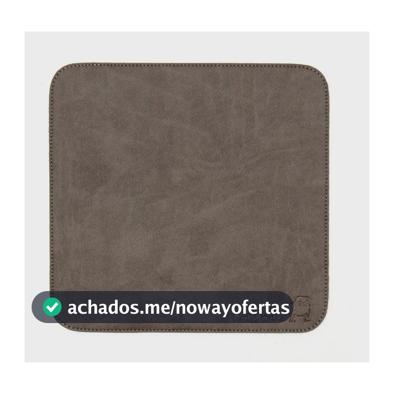 Mousepad Bullpad 20x20cm Cores Com Fundo Emborrachado Cor Cimento Queimado Desenho impresso Courino