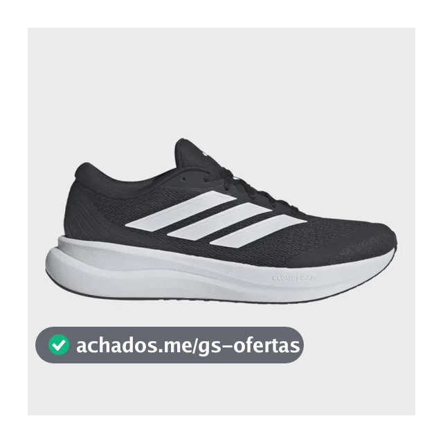 Tênis De Corrida Masculino Runfalcon 6 Cloudfoam adidas Preto Liso 39 Br