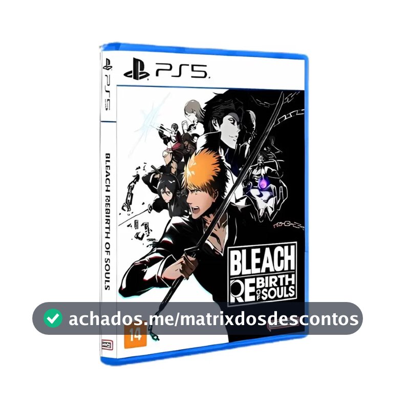 Bleach Rebirth of Souls PS5 Edição Standard Jogo Físico Luta Online/Offline