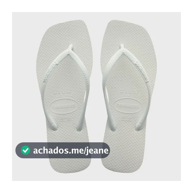 Chinelo Sandália Feminina Quadrada Slim Square Havaianas