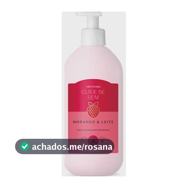 Hidratante Cuide-se Bem Morango E Leite 400ml O Boticário