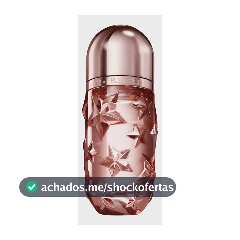 Perfume Feminino 212 VIP Rosé NY Rodeo Carolina Herrera Eau de Parfum 80ml - Floral Frutado - Edição Limitada