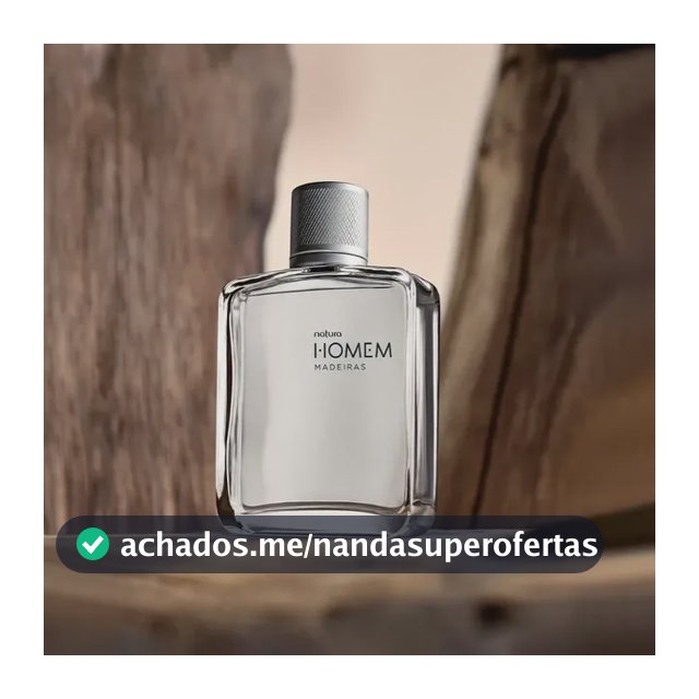 Perfume Natura Homem Madeiras Desodorante Colônia - 100 Ml