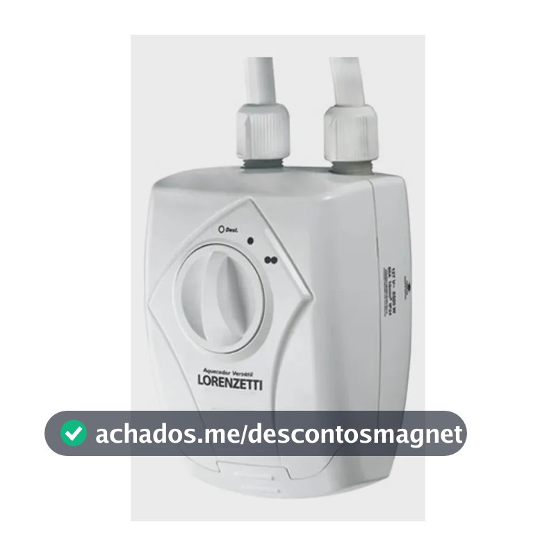 Aquecedor De Água Lorenzetti Elétrico Versátil Branco
