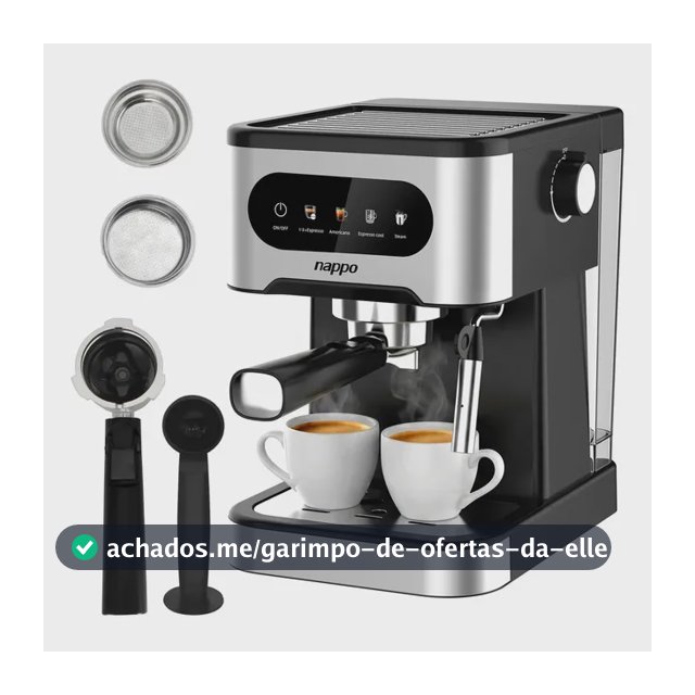 Cafeteira Nappo Expresso Nec-260 8 Em 1 Multicápsulas Bar 20 1350w - Inox