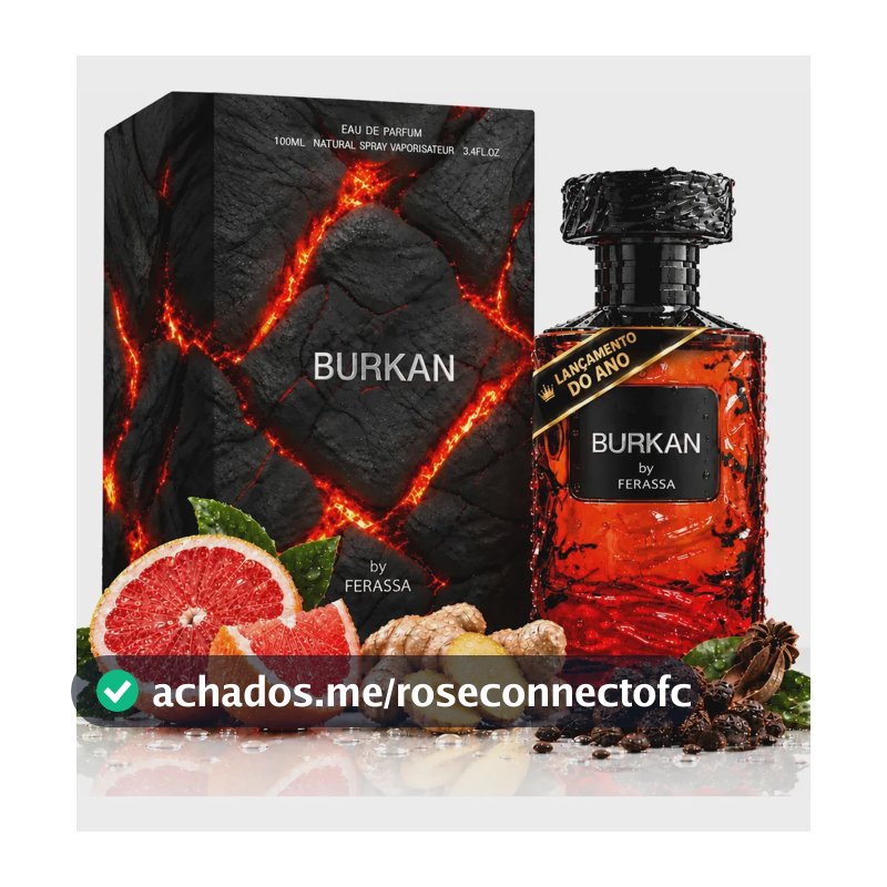 Perfume Arabe Ferassa Burkan 100 Ml  Edp Original
