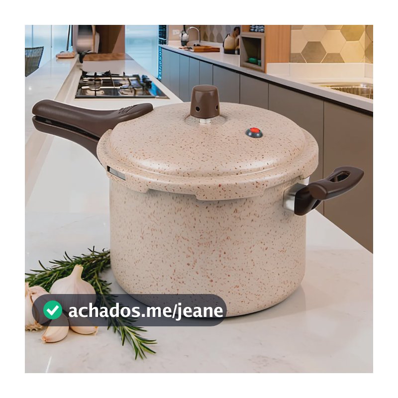 Panela De Pressão Fast Antiaderente 4,5l Baunilha Nacional