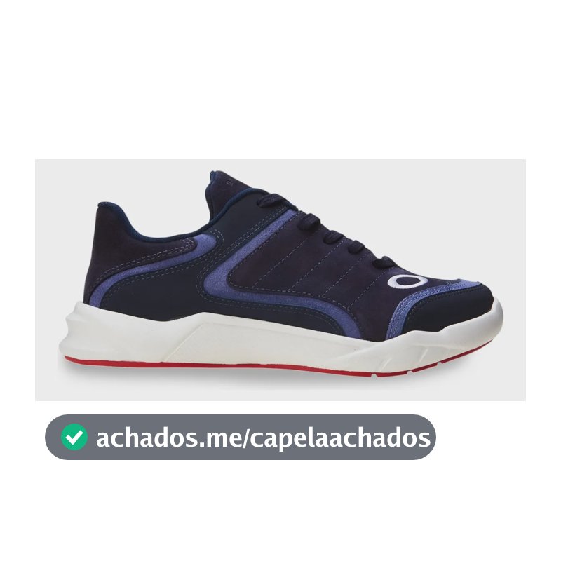 Tênis Masculino Blazon Oakley Azul/marinho Liso 41 Br