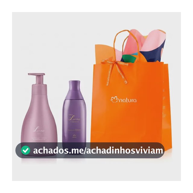 Kit Presente Luna: Body Splash Fascinante 200ml + Hidratante Corporal 300ml + Sacola P