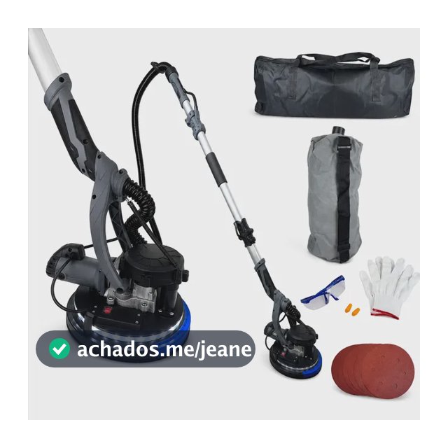 Lixadeira Elétrica De Parede E Teto 1000w Led E Acessórios