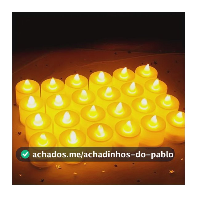 50 Pcs Mini Vela Led Eletrônica Chama Viva Decoração
