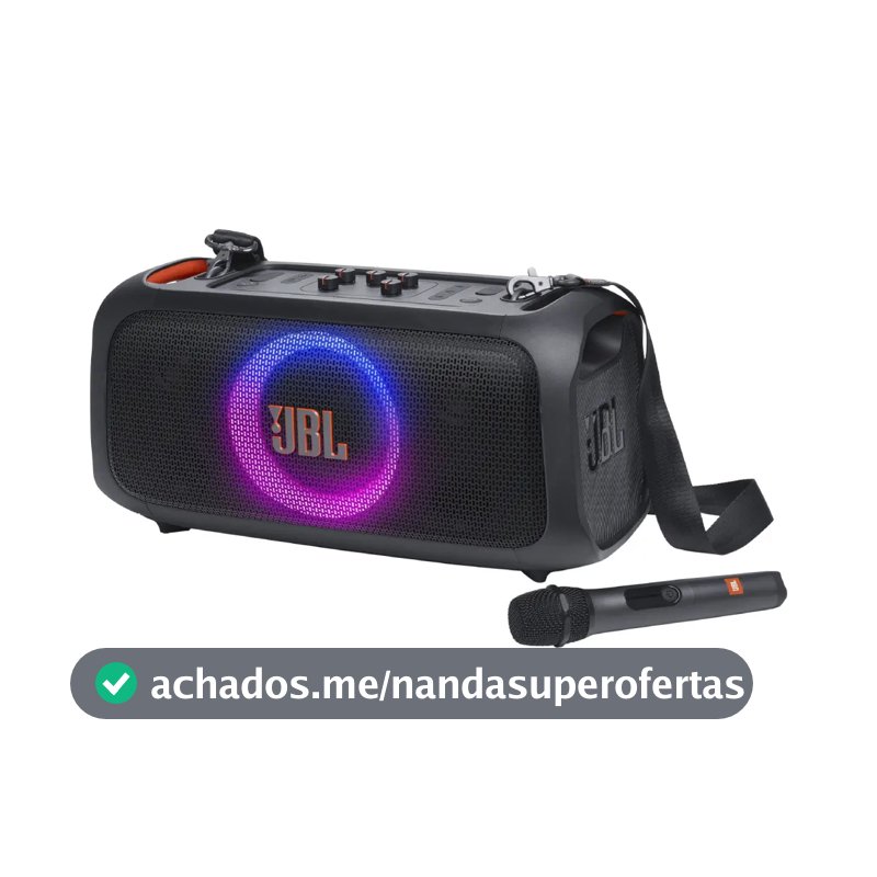 Caixa De Som Bluetooth Jbl Partybox On-the-go Essential