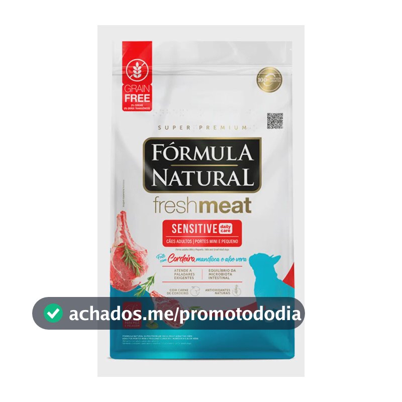 Ração Fórmula Natural Fresh Meat Sensitive Adulto 2,5kg