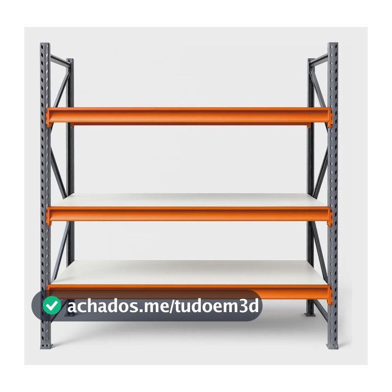 Mini Porta Pallet Palete Inicial Slim Com Mdf  200x180x80 Não Possui