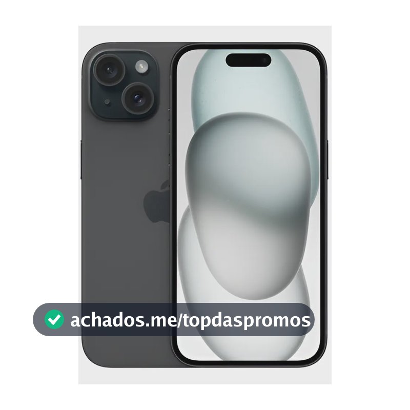 Apple iPhone 15 (128 GB) - Preto - Distribuidor Autorizado