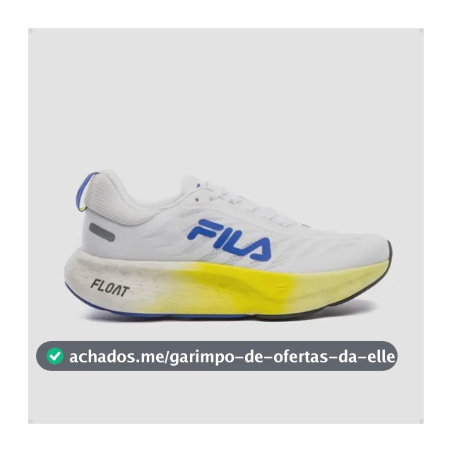Tênis Fila Float Maxxi 2 Corrida Amortecimento Branco 40 Br