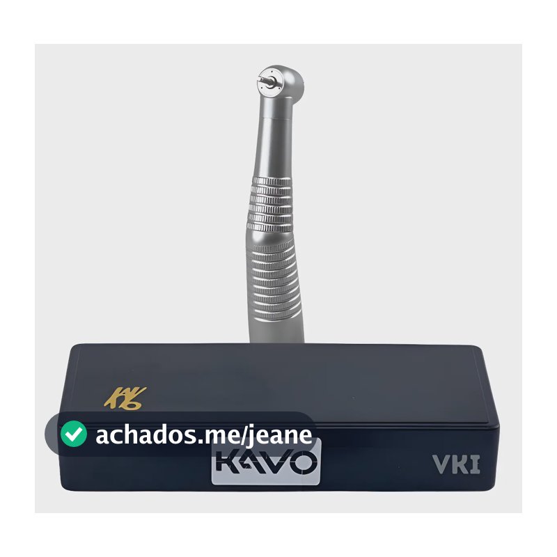 Caneta Kavo Alta Rotacao 636 Push Buttom Sem Led Dentista Prateado