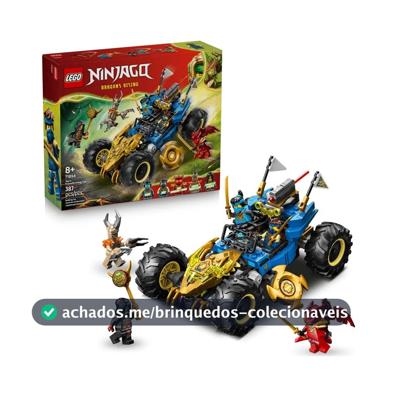 Brinquedo de carro transformável Lego® Ninjago® Jay's 71856